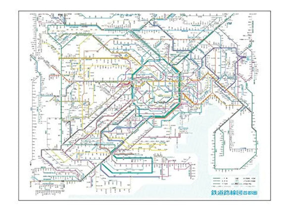 Tokyo Cart Graphic - 預訂｜露營野餐墊｜鐵道圖 120x 90cm - 平行進口