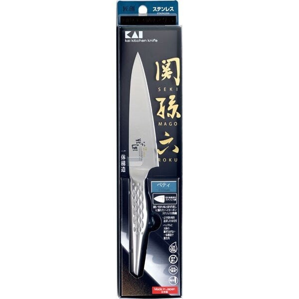 貝印 Kai - 日本製關孫六｜不鏽鋼一體成形｜多用途生果刀 120mm
