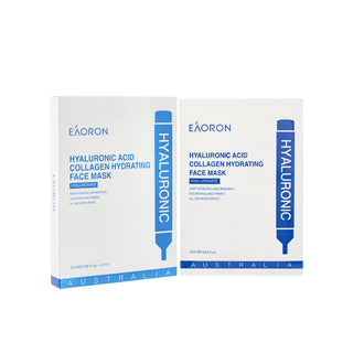 Eaoron - 透明質酸膠原水光面膜 (白盒) 25ml 5片 - 平行進口