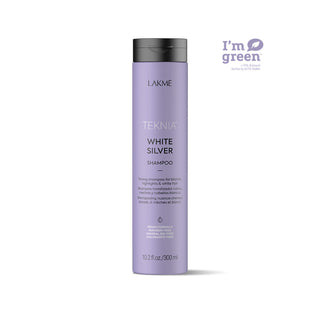 Lakme - Teknia White Silver shampoo 漂染後專用｜去黃洗頭水 | 銀白 300ml - 平行進口
