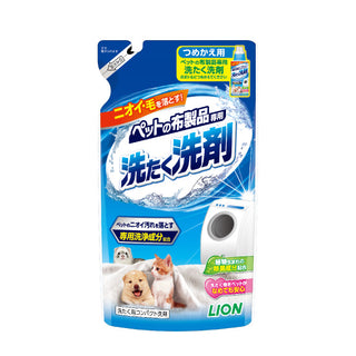 LION 獅王 - LION PET 寵物布製品洗衣液補充裝｜離毛效果 320g - 平行進口