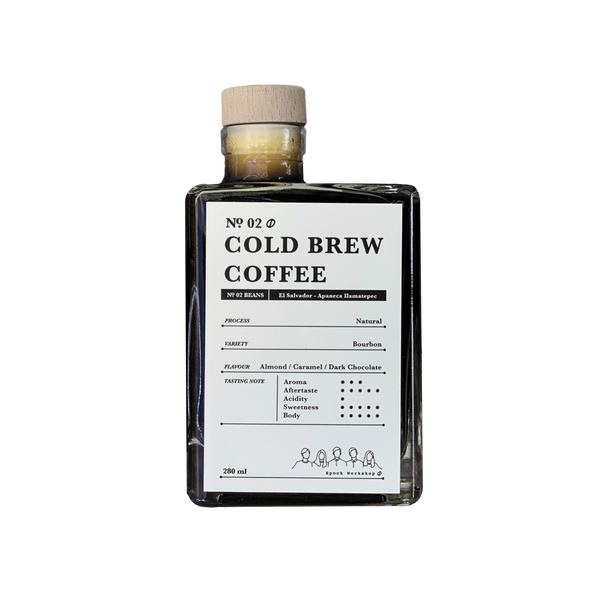 Epoch workshop - 精品支裝冷泡咖啡 Cold Brew Coffee 280ml｜三風味可選