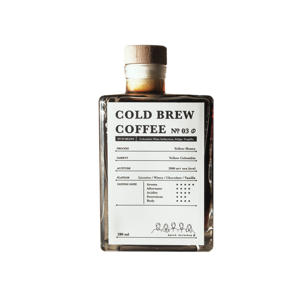 Epoch workshop - 精品支裝冷泡咖啡 Cold Brew Coffee 280ml｜三風味可選