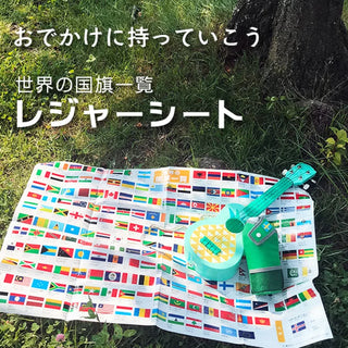 Tokyo Cart Graphic - 預訂｜露營野餐墊｜世界國旗 90x 60cm - 平行進口