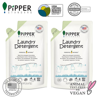 PiPPER Standard -【2包】天然洗衣液補充裝 Laundry Detergent 750ml｜尤加利葉香