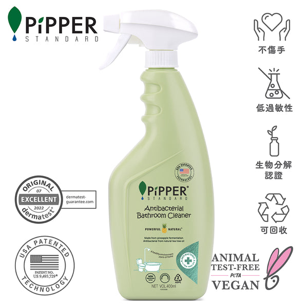 PiPPER Standard - 鳳梨酵素抗菌浴廁清潔劑 400ml｜茶樹香
